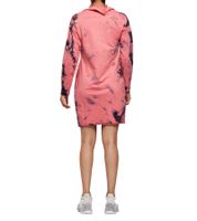 ROCKUPY Women's Sweatshirt Dress with Skull Print, Pullover Dress, Long-Sleeved Dress 393822, Bordeaux Red or Pink