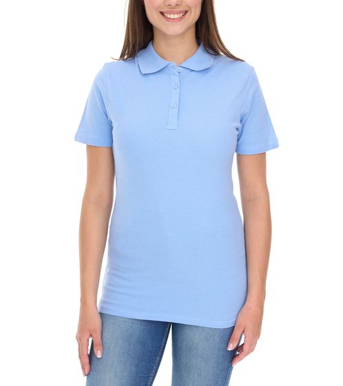 ELEVATE Helios Polo da donna in cotone piqué 180 g/m² 3810740 azzurro