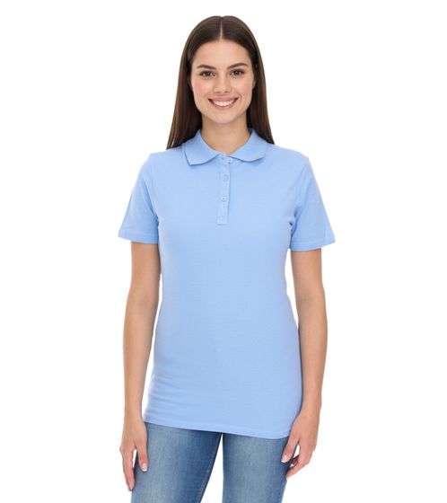 ELEVATE Helios Damen Polo-Shirt Baumwolle Polo-Hemd Pique-Strick 180 g/m² 3810740 Hellblau