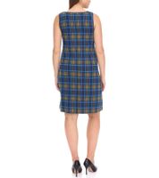 Aniston CASUAL Women's Dress, Checked Summer Dress, Sleeveless 13189530 Blue/Yellow