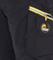 NORTHERN COUNTRY Dungarees with Cotton Content Men's Work Trousers with Multiple Compartments Workwear 37020769 Black