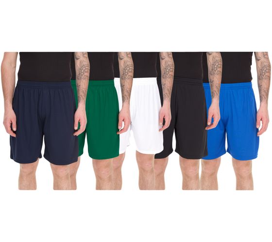 Pantaloncini da allenamento da uomo Masita Bogota con tecnologia Clima Tech, pantaloni sportivi con slip interno 2101, nero, blu scuro, bianco, blu o verde