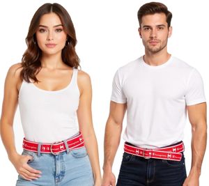 Champion Gürtel für Damen und Herren mit Marken-Logo Alltags-Gürtel 150cm CH3004BFFN1-105 Schwarz/Weiß Champion Gürtel für Damen und Herren mit Marken-Logo Alltags-Gürtel 150cm CH3004BFFN1-105 Schwarz/Weiß