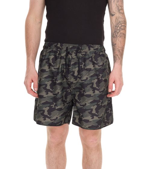Pantaloncini da bagno mimetici da uomo Pierre Cardin LA203937 cachi
