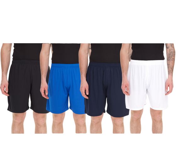 Pantaloncini da allenamento da uomo Masita Belize con tecnologia Clima Tech, pantaloni sportivi senza slip interno 2202S blu, blu scuro, bianco o nero