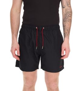 Pierre Cardin Herren Schwimm-Hose Badehose stylische Schwimm-Shorts LA206710 Schwarz