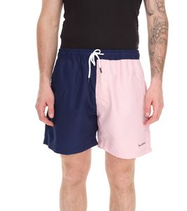 Short de bain homme Pierre Cardin, short de bain élégant LA205027 Bleu marine/rose Short de bain homme Pierre Cardin, short de bain élégant LA205027 Bleu marine/rose