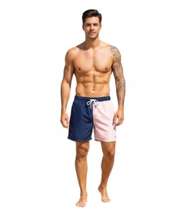 Pierre Cardin Herren Schwimm-Hose Badehose stylische Schwimm-Shorts LA205027 Navy/Rosa