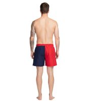 Pierre Cardin Herren Schwimm-Hose Badehose modische Schwimm-Shorts LA205027 Rot/Navy