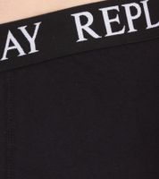 3er Pack REPLAY Herren Retro Boxershorts Baumwoll-Unterwäsche I101102-002 N176 Schwarz/Grau/Rot