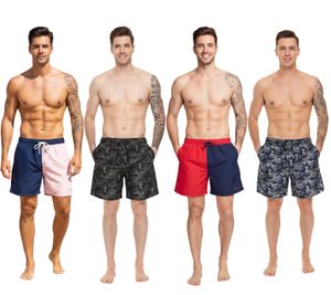 Pierre Cardin Herren Camouflage Schwimm-Hose Badehose Schwimm-Shorts Blau/Khaki-Grün, Khaki/Grün, Navy/Rot oder Navy/Pink