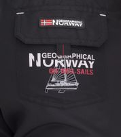 GEOGRAPHICAL NORWAY Short de bain homme Quara avec imprimé et touches de couleur, short de bain élégant 001 Noir