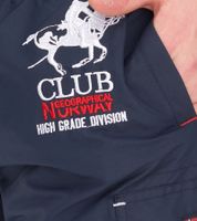 Maillot de bain homme Geographical Norway avec logo imprimé et poches. Short de bain 001 bleu marine.