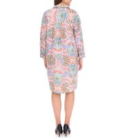 Aniston CASUAL abito estivo da donna, mini abito colorato, abito primaverile con stampa all-over, abito a maniche lunghe 28499809 verde/blu/rosa