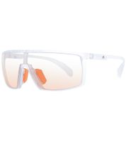 Gafas de sol deportivas adidas para ciclismo, para mujer y hombre, con lentes espejadas, filtro de protección UVA y UVB, categoría 1, gafas de vacaciones SP0004 0026C Transparente