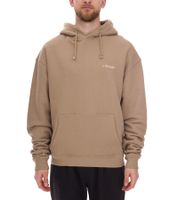 Sweat à capuche pour homme STONES, pull en coton moderne, pull à capuche avec logo brodé, coupe oversize, 400 g/m², marron, beige, noir Sweat à capuche pour homme STONES, pull en coton moderne, pull à capuche avec logo brodé, coupe oversize, 400 g/m², marron, beige, noir