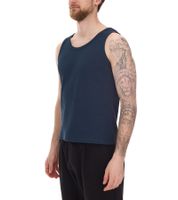 STONES Herren Tank Top modernes Shirt aus Baumwolle Rundhals-Top Muskel-Shirt Unterhemd Dunkelblau, Schwarz, Pink oder Beige
