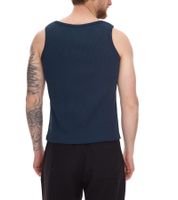 STONES Herren Tank Top modernes Shirt aus Baumwolle Rundhals-Top Muskel-Shirt Unterhemd Dunkelblau, Schwarz, Pink oder Beige