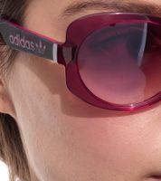 Gafas de sol adidas para mujer, diseño mariposa, con degradado, filtro de protección UVA y UVB, categoría 2, para vacaciones, EW3542, violeta