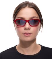 Occhiali da sole adidas da donna e da uomo, rettangolari, sfumati, con trattamento a specchio, filtro di protezione UVA e UVB, categoria 2, occhiali da vacanza EW3548 rossi