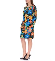 Aniston CASUAL Damen Sommer-Kleid mit Blumen-Print Mini-Kleid Langarm-Kleid 81651920 Schwarz/Gelb/Blau Aniston CASUAL Damen Sommer-Kleid mit Blumen-Print Mini-Kleid Langarm-Kleid 81651920 Schwarz/Gelb/Blau