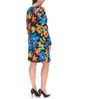 Aniston CASUAL Damen Sommer-Kleid mit Blumen-Print Mini-Kleid Langarm-Kleid 81651920 Schwarz/Gelb/Blau Aniston CASUAL Damen Sommer-Kleid mit Blumen-Print Mini-Kleid Langarm-Kleid 81651920 Schwarz/Gelb/Blau