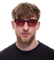 Lunettes de soleil adidas pour hommes et femmes, verres rectangulaires miroir, protection 100 % UVA et UVB, catégorie de filtre 1, lunettes de vacances EW3552 Noir/Orange