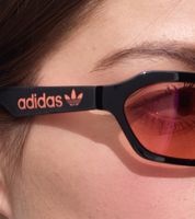 Lunettes de soleil adidas pour hommes et femmes, verres rectangulaires miroir, protection 100 % UVA et UVB, catégorie de filtre 1, lunettes de vacances EW3552 Noir/Orange
