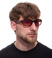Lunettes de soleil adidas pour hommes et femmes, verres rectangulaires miroir, protection 100 % UVA et UVB, catégorie de filtre 1, lunettes de vacances EW3552 Noir/Orange
