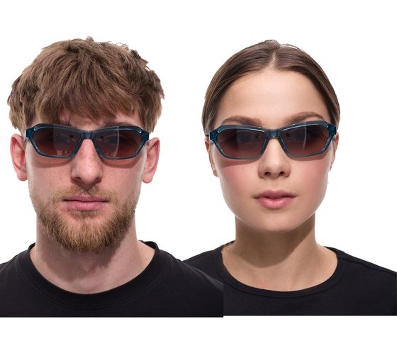 Gafas de sol adidas para hombre y mujer, de espejo, degradadas, rectangulares, 100 % protección UVA y UVB, categoría de filtro 2, ideales para vacaciones EW3546 turquesa