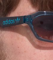 Gafas de sol adidas para hombre y mujer, de espejo, degradadas, rectangulares, 100 % protección UVA y UVB, categoría de filtro 2, ideales para vacaciones EW3546 turquesa