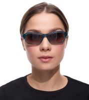 Gafas de sol adidas para hombre y mujer, de espejo, degradadas, rectangulares, 100 % protección UVA y UVB, categoría de filtro 2, ideales para vacaciones EW3546 turquesa