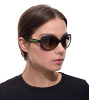 Occhiali da sole adidas da donna, modello Butterfly, sfumati, filtro categoria 2, protezione UVA e UVB al 100%, occhiali da spiaggia EW3541, neri
