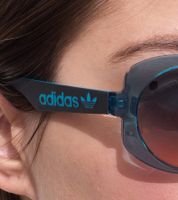Lunettes de soleil femme adidas style papillon dégradé, filtre catégorie 2, protection 100 % UVA et UVB, lunettes de plage EW3545, turquoise, pour femme d'adidas