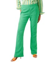 Pantalon d'été Aniston CASUAL pour femme, coupe bootcut, évasé léger, taille haute, vert 61443431