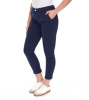 UNITED COLORS OF BENETTON Damen Stoff-Hose Baumwoll-Hose Chino-Hose 29990356 Dunkelblau UNITED COLORS OF BENETTON Damen Stoff-Hose Baumwoll-Hose Chino-Hose 29990356 Dunkelblau