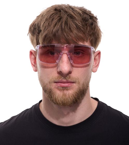 adidas Sport Women's and Men's Sunglasses with Mirrored Copper/Brown Lenses and Transparent Temples. Leisure Glasses SP0004 0027S  Transparent