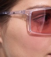 Gafas de sol deportivas adidas para mujer y hombre, gafas de ciclismo con lentes rosas, gafas para correr, filtro de protección UVA y UVB, categoría 1, gafas para correr SP0004 0027S Transparente