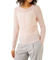 Chemise à manches longues femme Aniston CASUAL, pull transparent de tous les jours avec col en V, chemise d'été 99505354 Rose
