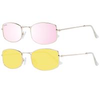 Lunettes de soleil femme MILLNER Hilton, filtre de protection 100 % UV 400, catégorie 3, verres de vacances 002070, miroir or/rose ou or/jaune