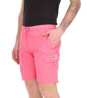 GEOGRAPHICAL NORWAY Quara/Quoyal Maillot de bain pour homme avec logo imprimé et poches Bleu marine/rose