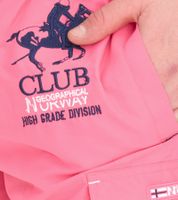 GEOGRAPHICAL NORWAY Quara/Quoyal Maillot de bain pour homme avec logo imprimé et poches Bleu marine/rose