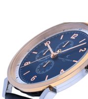 Pierre Cardin Men's Multi-Dial Analog Quartz Watch with Leather Strap 3ATM 44mm in Brown/Gold/Silver or Black/Silver/Blue/Rose Gold