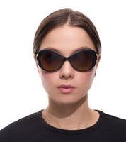 Lunettes de soleil adidas pour femme avec verres miroir et branches noires. Lunettes d'été. Filtre catégorie 2 EW3540 Noir.