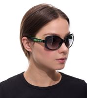 Lunettes de soleil adidas pour femme avec verres miroir et branches noires. Lunettes d'été. Filtre catégorie 2 EW3540 Noir.