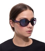 Lunettes de soleil adidas pour femme avec verres miroir et branches noires. Lunettes d'été. Filtre catégorie 2 EW3540 Noir.