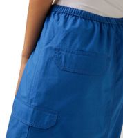 Aniston CASUAL Damen Cargo-Rock Sommer-Rock Midi-Länge Baumwoll-Rock mit Gummizug 77100947 Blau