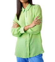 Aniston SELECTED Women's Summer Blouse Long-Sleeved Shirt with Kent Collar Summer Basic Blouse 71710315 Green