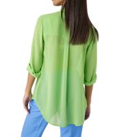 Aniston SELECTED Women's Summer Blouse Long-Sleeved Shirt with Kent Collar Summer Basic Blouse 71710315 Green