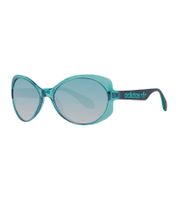 Occhiali da sole adidas da donna, a farfalla, sfumati, con filtro UVA e UVB, categoria 2, occhiali da sole per le vacanze, viola o turchese.